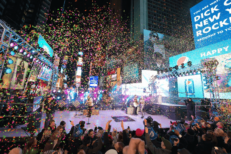 Shows de Ano Novo na Times Square de Nova York