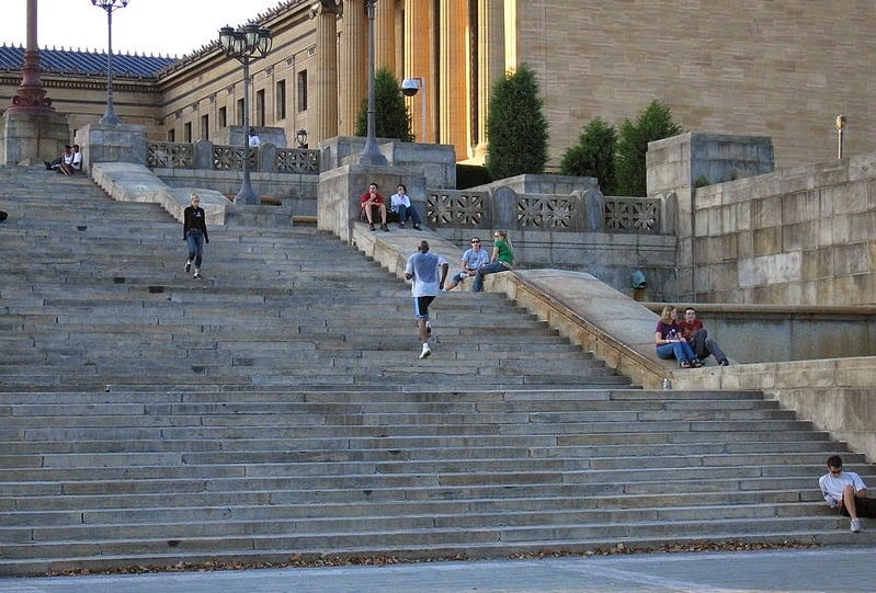 Escada de Rocky Balboa Philadelphia New York