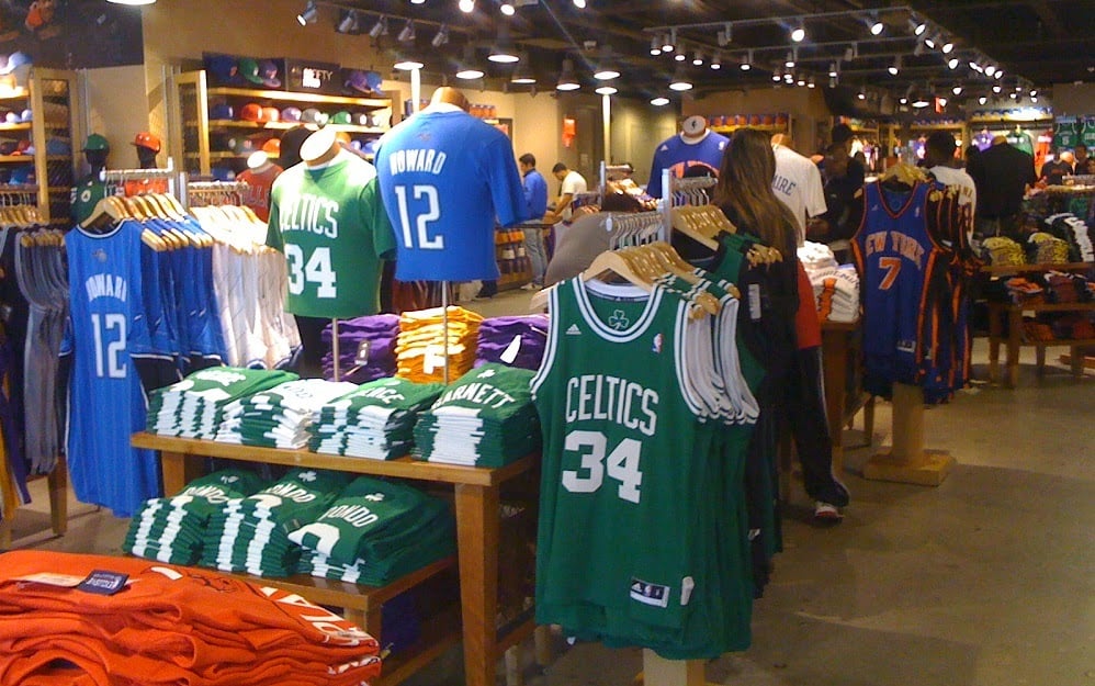 Loja NBA Store em Nova York