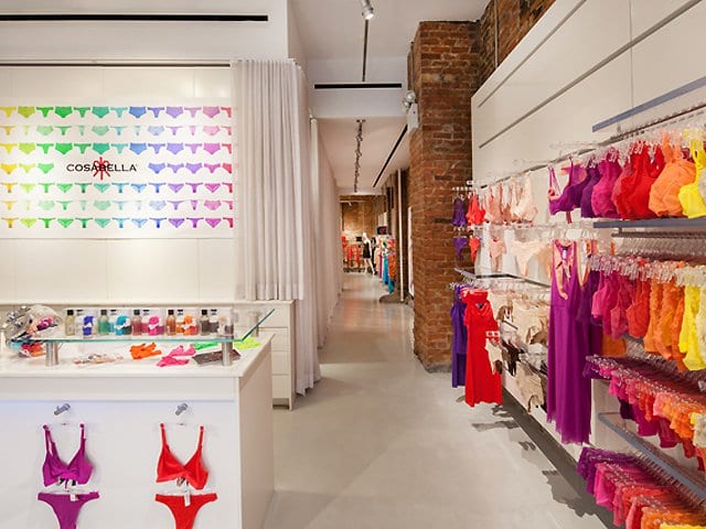 Loja de lingerie Cosabella em Nova York