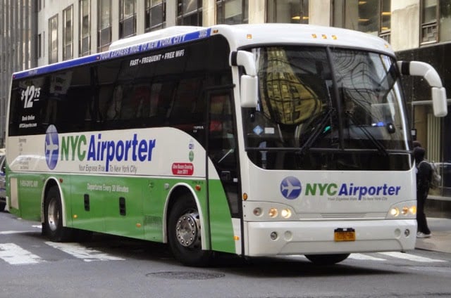 Ônibus do aeroporto JFK até Manhattan em Nova York