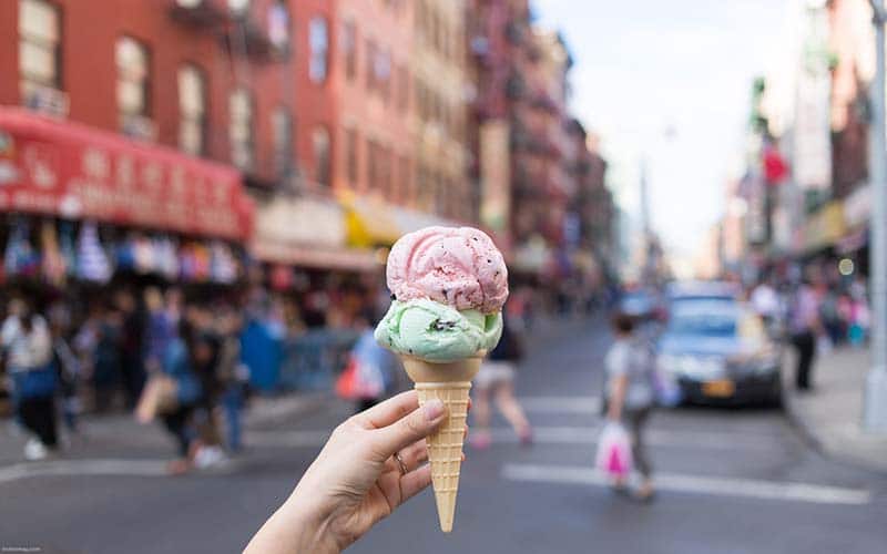 Sorveteria Brooklyn Ice Cream Factory em Nova York