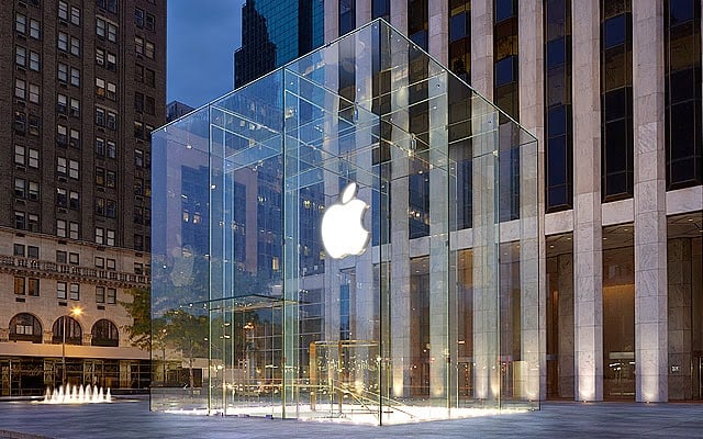Loja Apple Store na Quinta Avenida em Nova York