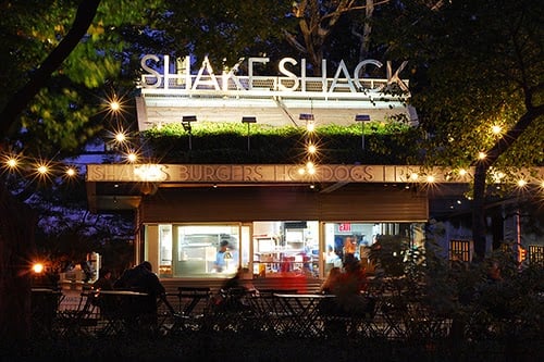 Lanchonete Shake Shack em Nova York
