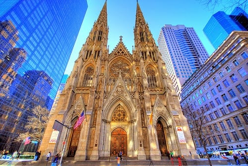 As igrejas mais bonitas e famosas de Nova York