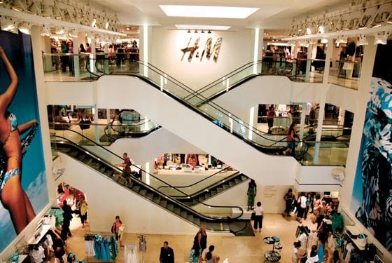 Loja H&M em Nova York 