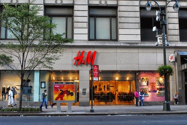 Loja de roupas H&M em Nova York