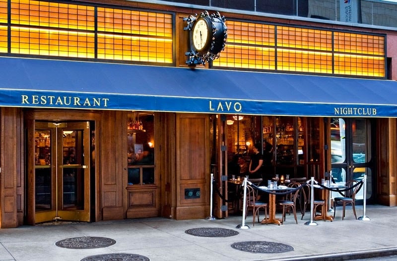 Restaurante e Balada LAVO em Nova York