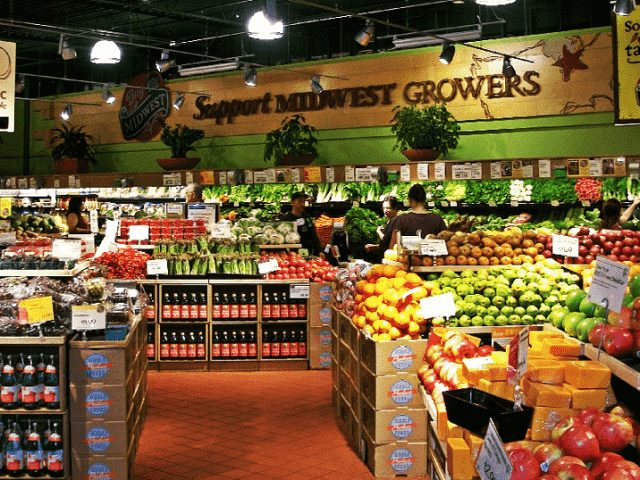 Supermercado natural Whole Foods em Nova York
