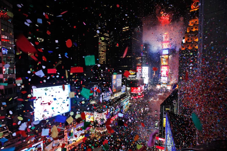 Ano Novo na Times Square de Nova York