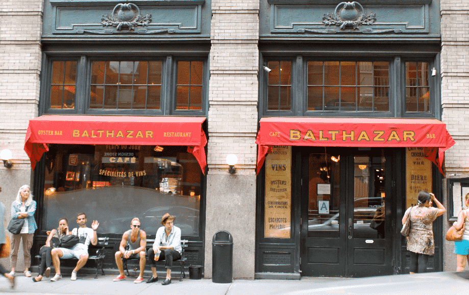 Restaurante Balthazar em Nova York