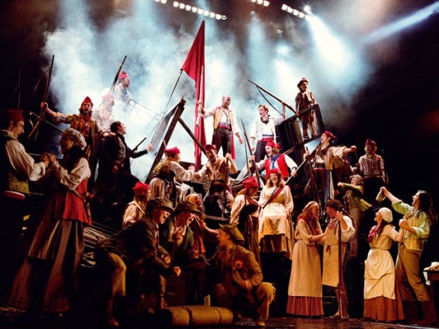 Musical Les Miserables na Broadway em Nova York