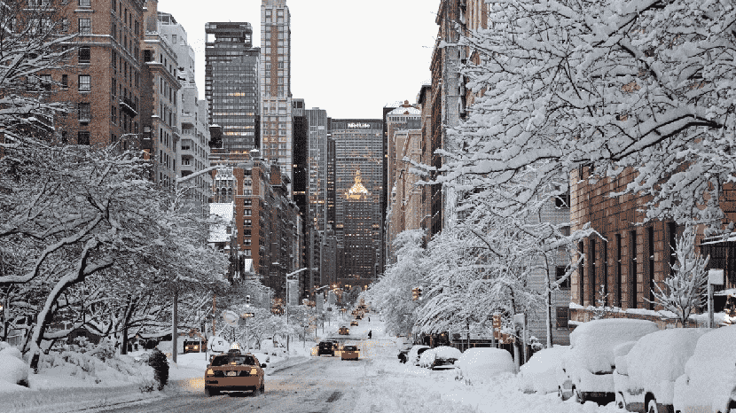 Quando neva em Nova York