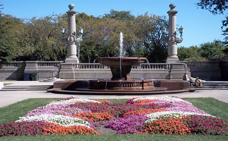 Grant Park e Buckingham Fountain em Chicago