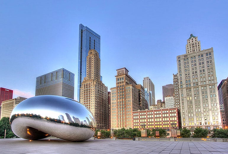 Atração The Bean, Chicago