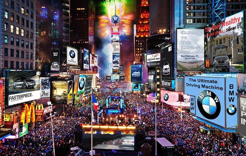 Ano novo na Times Square: