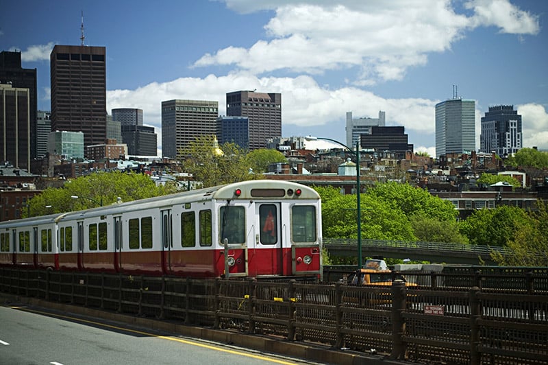 Metrô em Boston
