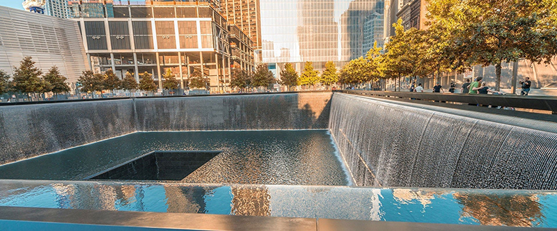 Fonte do Memorial de 11 de Setembro em Nova York