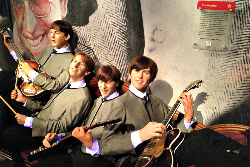 Beatles no museu de cera Madame Tussauds em Nova York