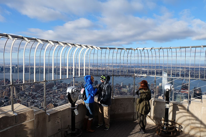Mirante do Empire State Building em Nova York