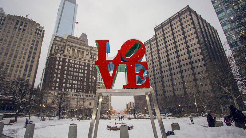 Love Park na Filadélfia
