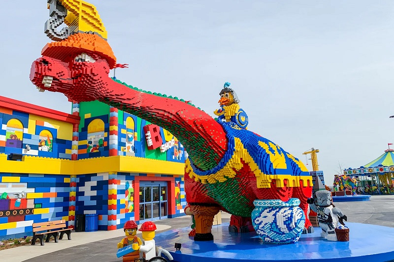 Escultura do Legoland New York Resort