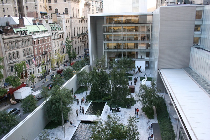 Museu de Arte Moderna em Nova York visto de cima