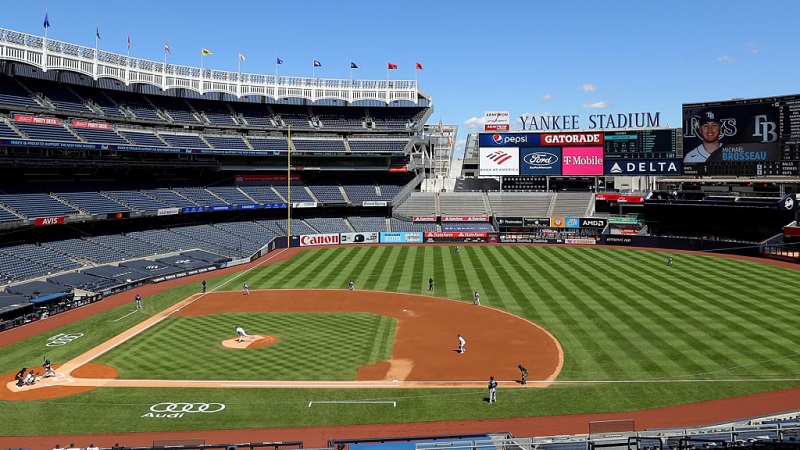 Estádio dos Yankees no Bronx em Nova York