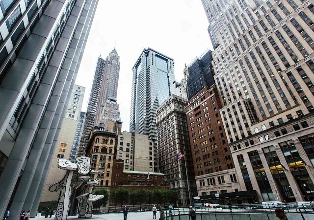 Lower Manhattan e o Financial District em Nova York