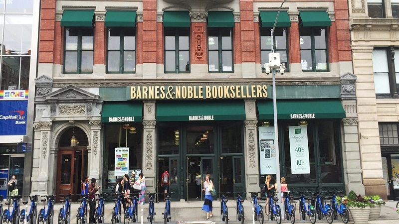 Livraria Barnes & Nobles perto da praça Union Square em Nova York