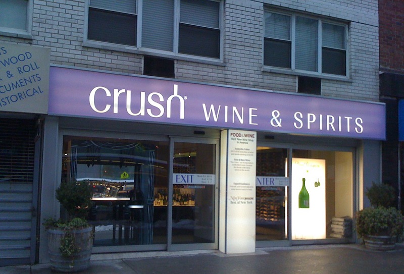 Loja Crush Wine & Spirits em Nova York
