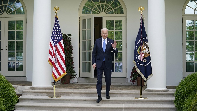 Presidente estadunidense na Casa Branca em Washington