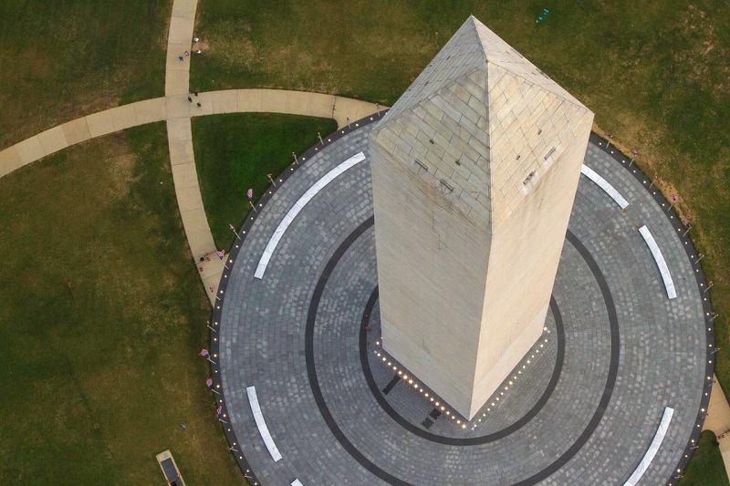 Obelisco Monumento a Washington visto de cima