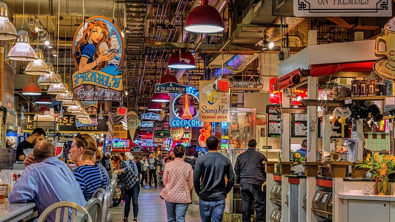 Mercado Reading Terminal Market na Filadélfia