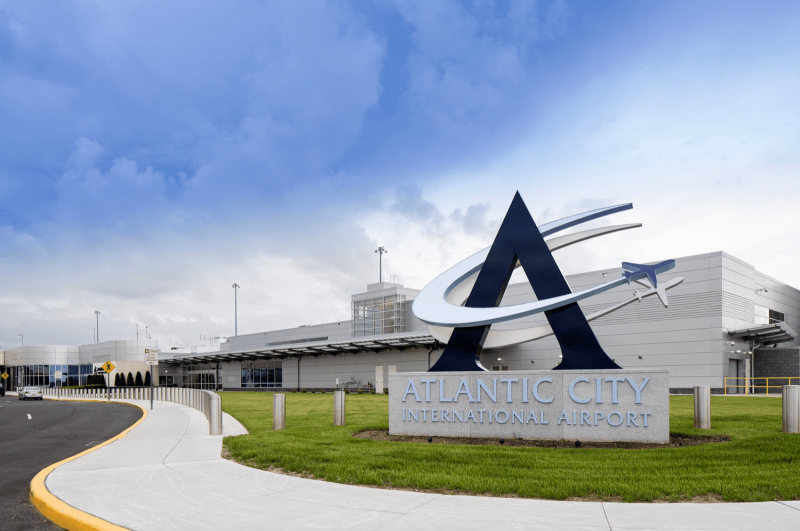 Aeroporto da cidade de Atlantic City em Nova Jersey