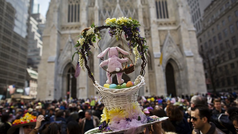 Celebração da Páscoa em Nova York