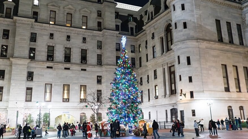 City Hall na Filadélfia no Natal