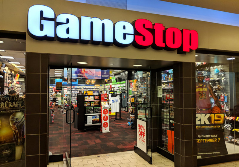Loja GameStop em shopping na Filadélfia