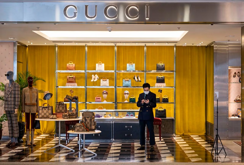 Loja da Gucci em shopping da Filadélfia
