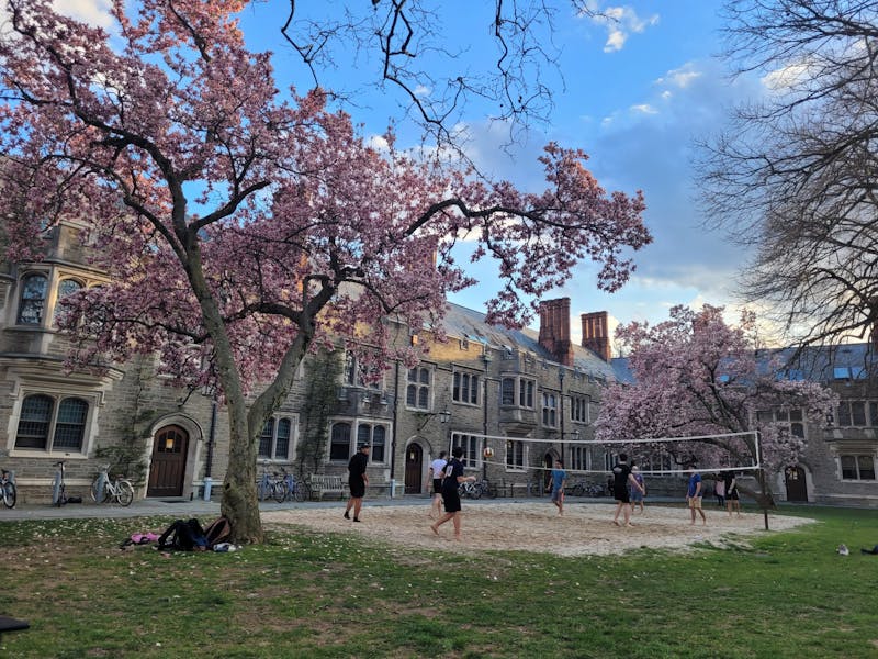 Primavera na cidade de Princeton em Nova Jersey