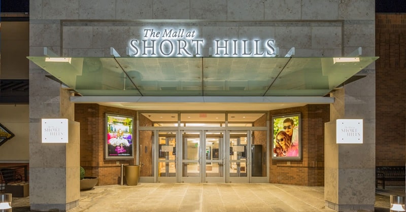 The Mall at Short Hills na cidade de Short Hills em Nova Jersey